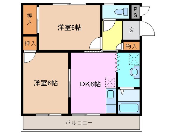 平田町駅 徒歩32分 1階の物件間取画像